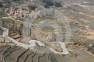 YuanYang rice terraces in Yunnan, China, one of the latest UNESCO World Heritage Sites