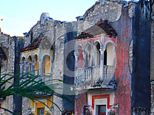 Yucatan, Merida, facade of building