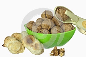 Yucca bread and nuts