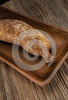 Whole yucca root,vegetable