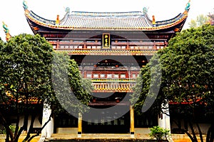 The Yuelu Academy in Yuelu mountain in Changsha city