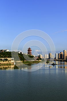 Yuewang tower in Mianyang,Sichuan,China