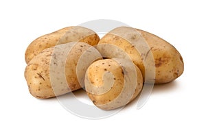 Yukon Gold Potatoes isolated photo