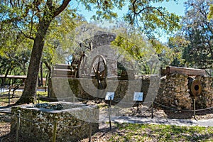 Yulee Sugar Mill Ruins Historic State Park in Homosassa Florida USA