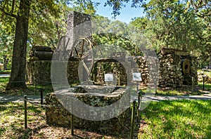 Yulee Sugar Mill Ruins Historic State Park - Homosassa, Florida, USA