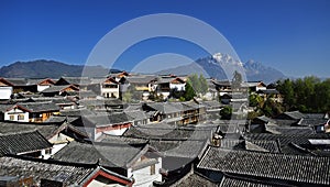 The Yulong Jokul and Old Town of Lijiang