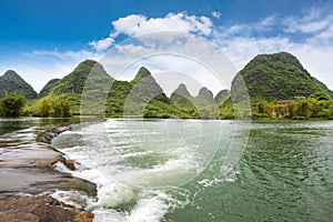 Yulong river landscape photo