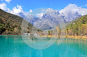 Yulong snow mountain scenic area photo