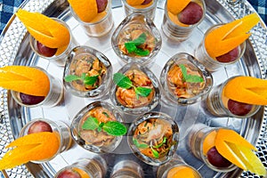 Yum canned fruit cocktail orange wedding