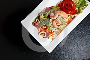 Yum Woon Sen shrimp