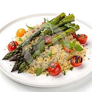 Yummy Grilled Asparagus and Quinoa Salad photo