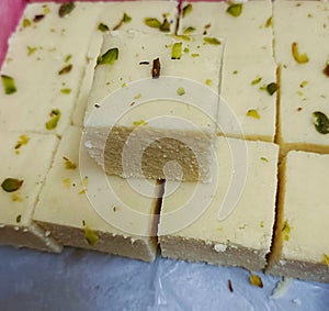 The yummy Indian sweet, Sandesh, primarily popular in the Eastern part of India.