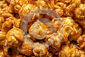 Yummy popcorn with caramel