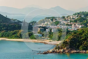 Yung Shue Wan village on Lamma Island, Hong Kong