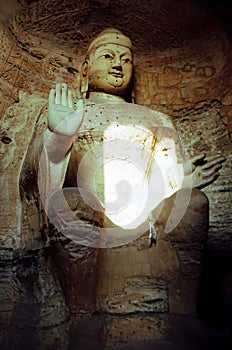 Yungang Buddhist Grottoes in China
