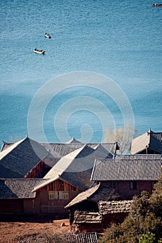 Yunnan, China, Lugu Lake scenery