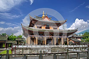 Yunnan Dali Dragon City Western-style building