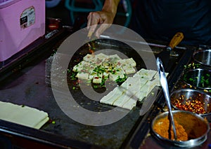 Yunnan Kunming fried tofu