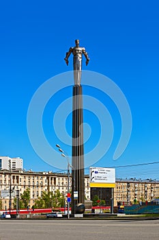 Yuri Gagarin monument - Moscow Russia