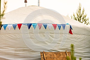 Yurt of the ethnic view
