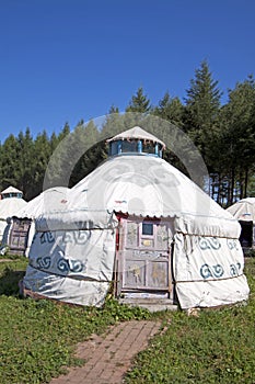 Yurt in the grassland