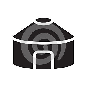 Yurt icon. Trendy Yurt logo concept on white background from sauna collection photo