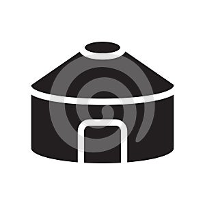 Yurt icon. Trendy Yurt logo concept on white background from sauna collection