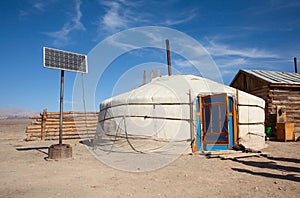 Yurt in Mongolia photo