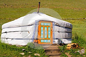 Yurt - a traditional home in Mongolia