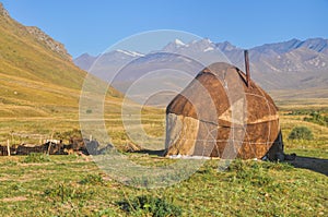 Yurts in Kyrgyzstan