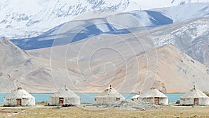 Yurts in Xinjiang 