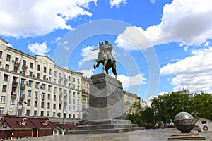 Yury Dolgoruky Monument on the square