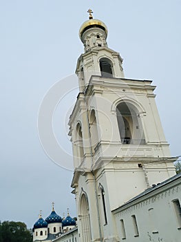 Yuryevsky monastery, male, active, Veliky Novgorod, lake Ilmen, walk, artifacts, antiquity, monument, spring