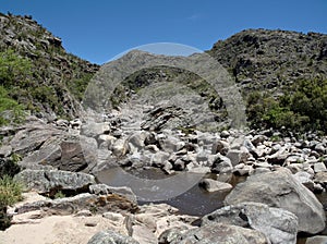 Yuspe river at Cerro Blanco reserve photo