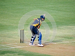 Yuvraj Singh batting in T-20 Match at Holkar Cricket Stadium-Indore