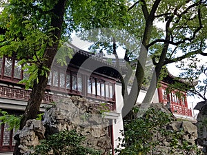 The Yuyuan Garden at Shanghai, China