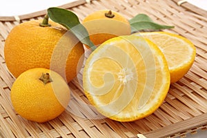 Yuzu aromatic citron photo