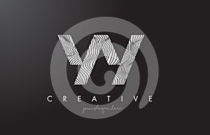 YY Y Letter Logo with Zebra Lines Texture Design Vector.