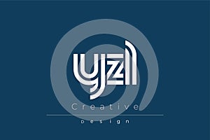 YZL Creative Unique Modern Letter Logo Design