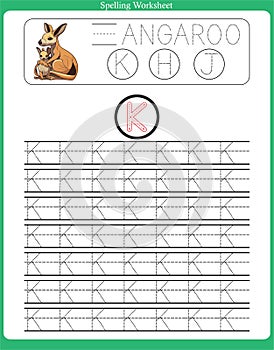 A-Z Alphabets Letter Tracing Practice for kids