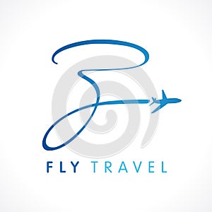 Z fly travel company logo