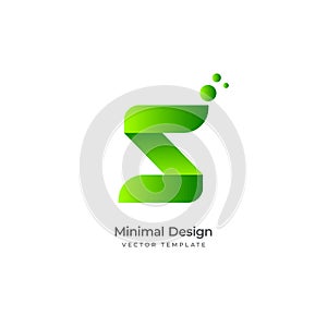 Z letter minimal logo template. Vector illustration