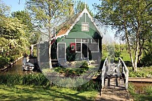 Zaanse Schans in Netherlands.