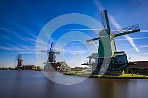 Zaanse Schans Very popular tourist attractions in Holland.