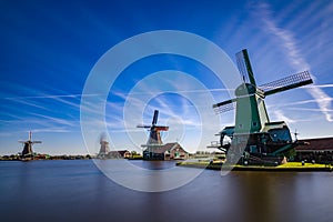 Zaanse Schans Very popular tourist attractions in Holland.