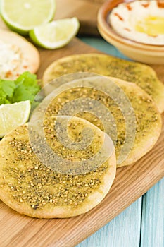 Zaatar & Cheese Manakish