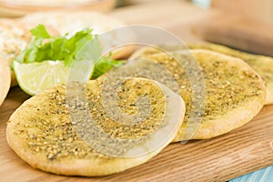 Zaatar & Cheese Manakish