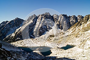 Zabie plesa Mengusovske. Tatransky narodny park. Vysoke Tatry. Slovakia.