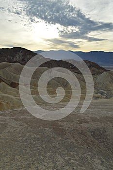 Zabriskie Point in Death Valley