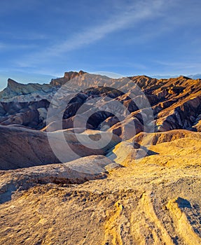 Zabriskie Point in Death Valley, California